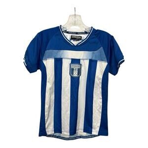 Honduras Short Sleeve Soccer Shirt Kids Size 12 Blue & White